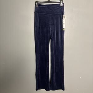 NWT Nicole Miller Sport Leggings Cord Navy Blue New Women’s Small Leisure Pants
